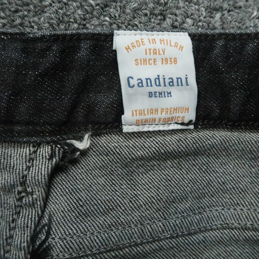 Suitsupply Jeans Mens 32x27 Black Selvedge Italian Candiani Denim 5 Pocket